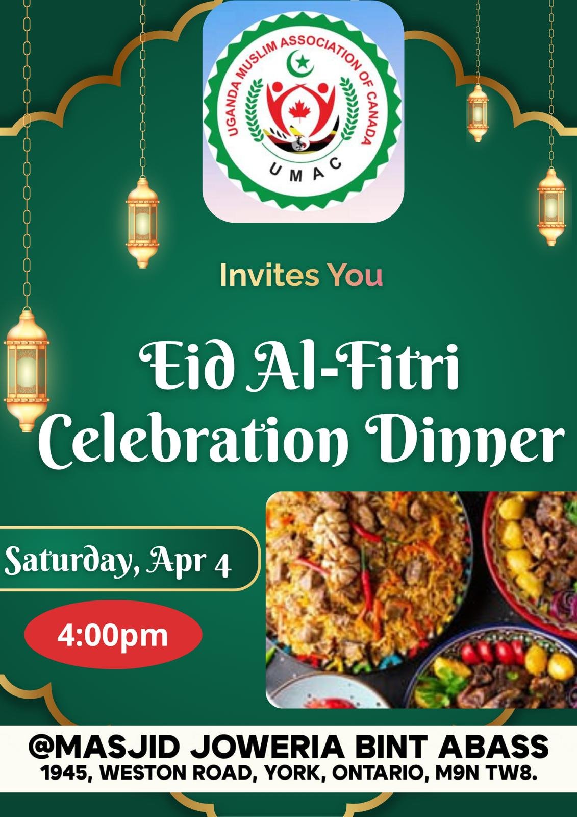 Eid Al-Fitri Celebration Dinner 2026